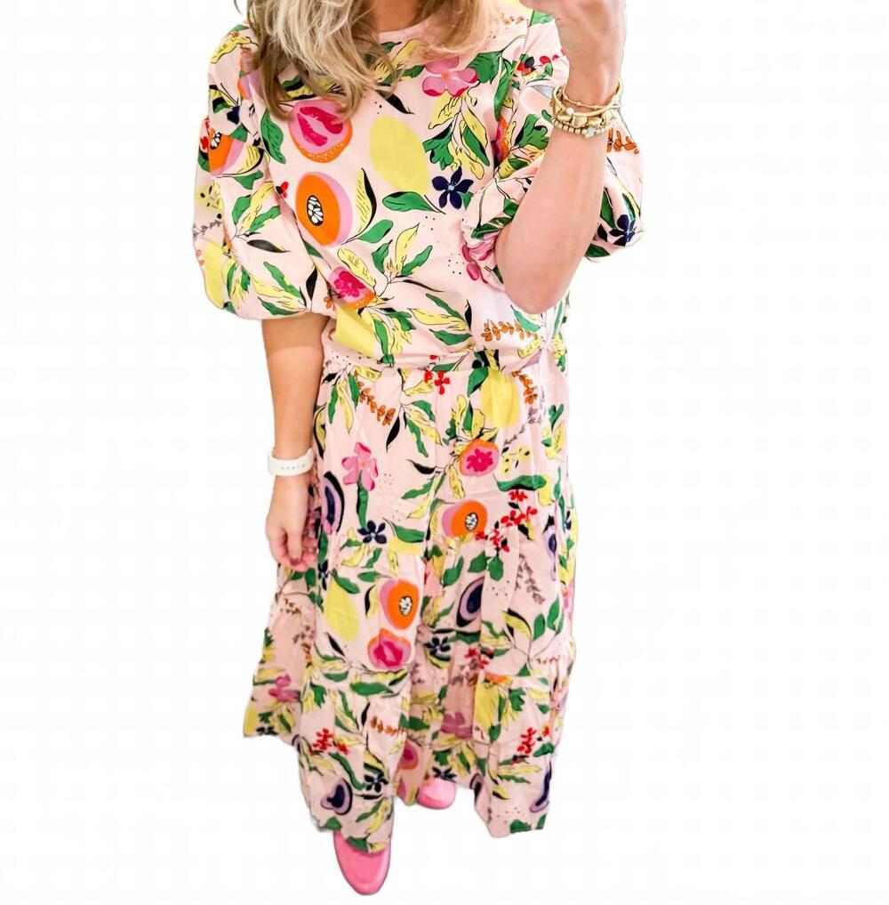 NEW TCEC color me skirt set in yellow